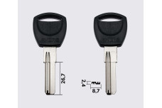 Заготовка ключа AVERS AP1BP / new(зелений / чорний)