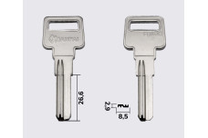Заготовка ключа FUARO 2 (BRONSTA)