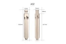 Лезо до автоключа Toyota Subaru Suzuki TOY43