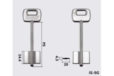 Заготовка ключа Silca 5IE7