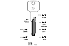 Заготовка ключа JMA CI 30 (CS 140-Silka)