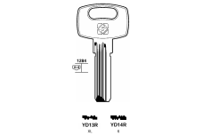Заготовка ключа JMA YAR 4D (YD 14R - Silka)