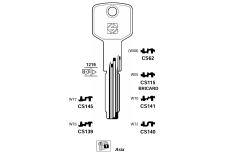 Заготовка ключа JMA CS 145 (Silka)