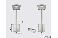 Заготовка ключа Silca 5MT16