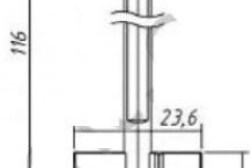 Заготовка ключа Чиза 3 пл
