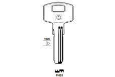 Заготовка ключа JMA FTH 29 (FH 33-Silka)