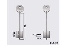 Заготовка ключа КЛАС №4
