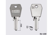Заготовка ключа JMA EU 13D  / EU 18R (Silka) 