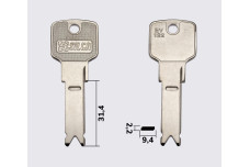 Заготовка ключа SILCA EVVA EV122 