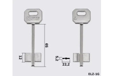 Заготовка ключа SILCA 5EL1