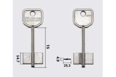 Заготовка ключа SILCA 5AT5 / 1AT2