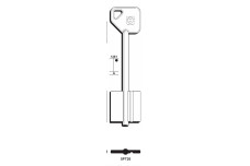 Заготовка ключа Silca 5PT20 /  PTN11G