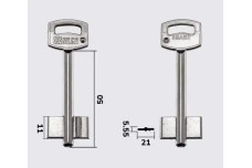 Заготовка ключа SILCA 5SAB2 (S) /  SIB2G (J)