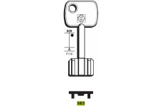 Заготовка ключа SILCA IS 1G JMA / 5IE5 SILCA /  IE1 GULLER