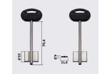 Заготовка ключа SILCA 5MT 21BP