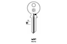 Заготовка ключа SILCA KEY2