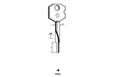 Заготовка ключа JMA XBW5 Silca BurgWachter