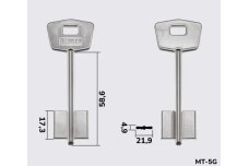 Заготовка ключа SILCA 5MT7(BP) /  MT5G 