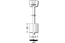 Заготовка ключа Canas SECUREMME SCRT1 (C) -CERUTTI-C.R.