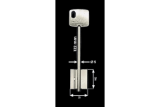 Заготовка ключа Silca 5BOE1 (S) / BRD10DP / Праусам-89