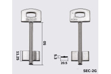 Заготовка ключа JMA 5SCM10 (S) / SEC2G (J) SECUREMME