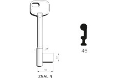 Заготовка ключа ELTO-ZNAL 6 46