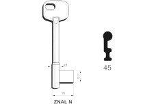 Заготовка ключа ELTO-ZNAL 6 45