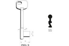 Заготовка ключа ELTO-ZNAL 6 55