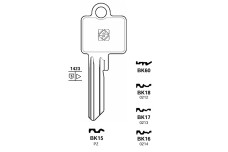 Заготовка ключа SILCA BK 17 (BKS)