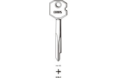 Заготовка ключа CANAS XYA2 (хрест KALE подовжений)