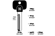 Заготовка ключа Silca MTK4RP (S) MULT3P (J)
