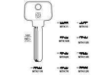 Заготовка ключа Silca MTK16 (S)