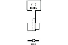 Заготовка ключа STUV SKK1D CANAS СЕЙФ
