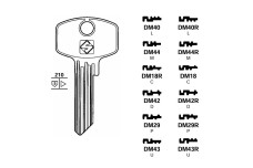 Заготовка ключа Silca DM 18 DOM