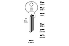 Заготовка ключа SILCA GR9-5 / GERA-GEGE