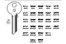 Заготовка ключа SILCA WILKA WK17R
