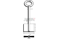 Заготовка ключа JMA AD46 СЕЙФ 90-5.5-3.0