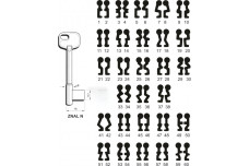 Заготовка ключа ELTO-ZNAL 6 28