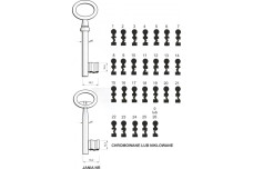 Заготовка ключа JANIA 15