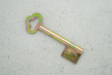 Заготовка ключа Жовті води Ø 7 ℓ=65 1-бор. з отвором