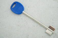 Заготовка ключа KALE 126/75 мм (синій пластик)