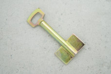 Заготовка ключа Жовті води Ø 9 ℓ=65 2-бор з отвором
