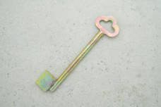 Заготовка ключа Жовті води Ø 6.5 ℓ=85 1 (бород з отвором зі зміщенням)