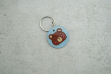 Ключ-заготовка домофона Mifare Zero (безконтактний) Ведмедик блакитний силікон