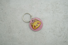 Ключ-заготовка домофона Mifare Zero (безконтактний) Котик рожевий силікон