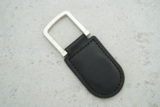 Заготовка домофона VIP напівовал екошкіра чорний