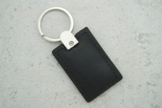 Заготовка домофона Еліт прямокутник екошкіра чорний