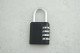 Замок навісний ZB40 (CR-17B) кодовий 4 колесика