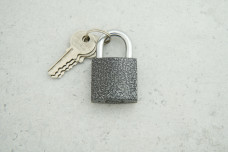 Замок навісний KEDR BW 363 (PD-01-32) сірий полімер важкий