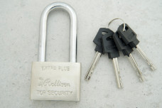 Замок навісний HIDOOR/SNAUZER 50 мм (ROLLINSON, 4 ключі, довга дуга)